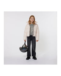 Sweatshirt fantaisie en molleton - Gris Chiné