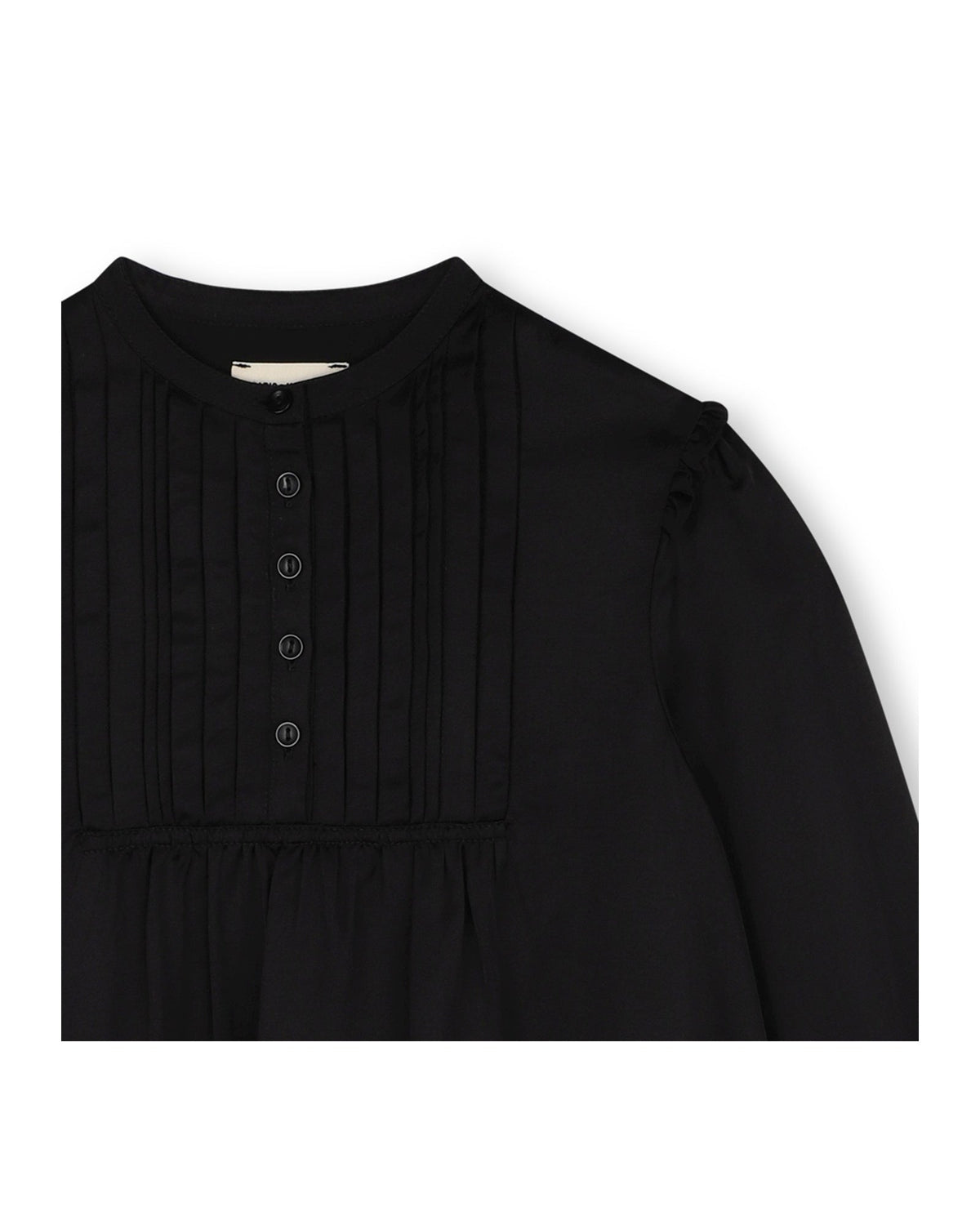 Robe plastron à volants - Black