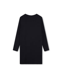 Wool and cashmere jacquard dress - Nuit