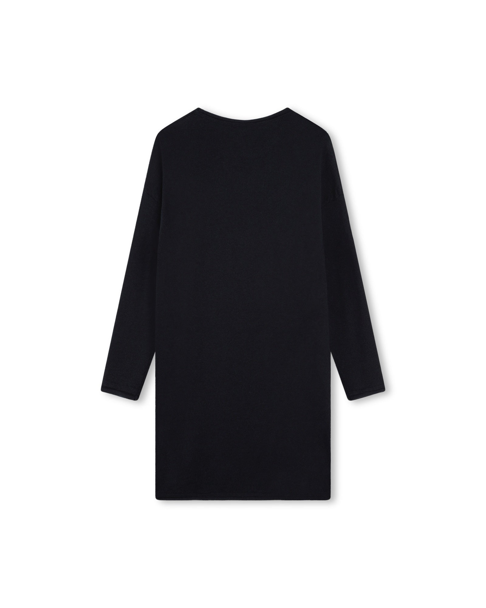 Wool and cashmere jacquard dress - Nuit