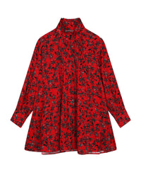 Fancy shirt dress - New Red