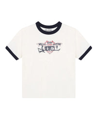 T-shirt à manches courtes à illustrations en coton - Hot Milk