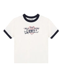 Short-sleeved T-shirt with cotton illustrations - Hot Milk