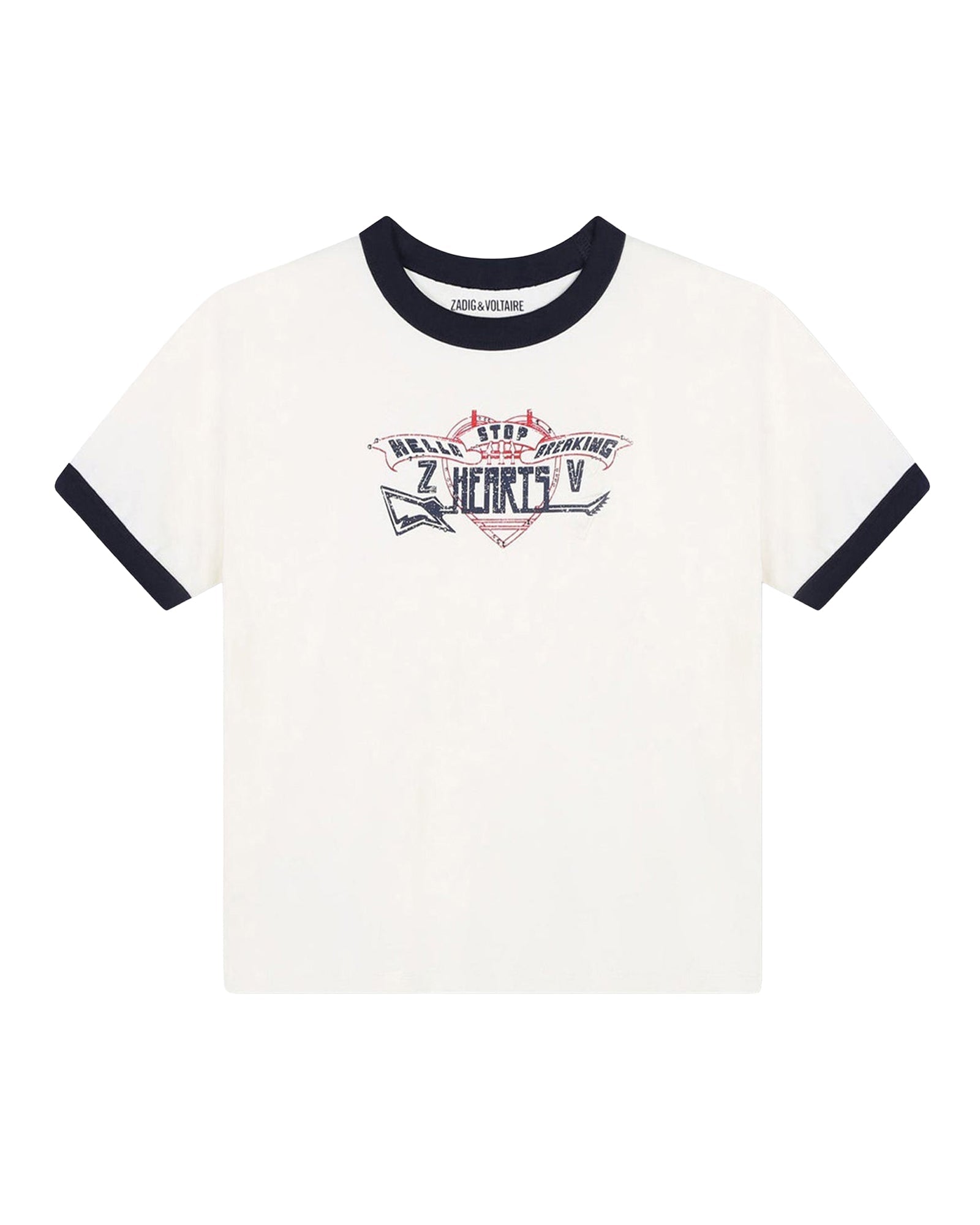 Short-sleeved T-shirt with cotton illustrations - Hot Milk