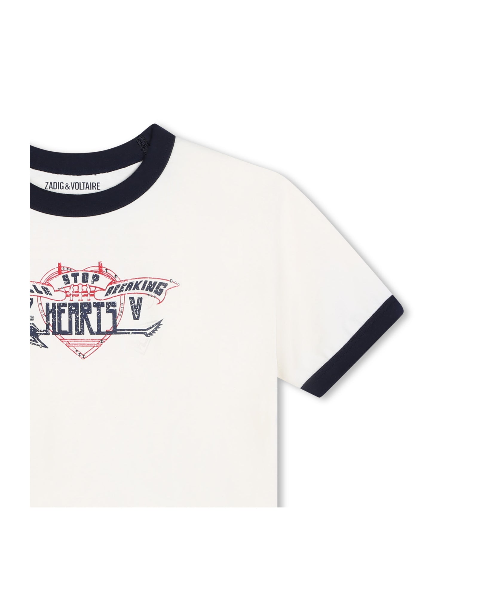 Short-sleeved T-shirt with cotton illustrations - Hot Milk