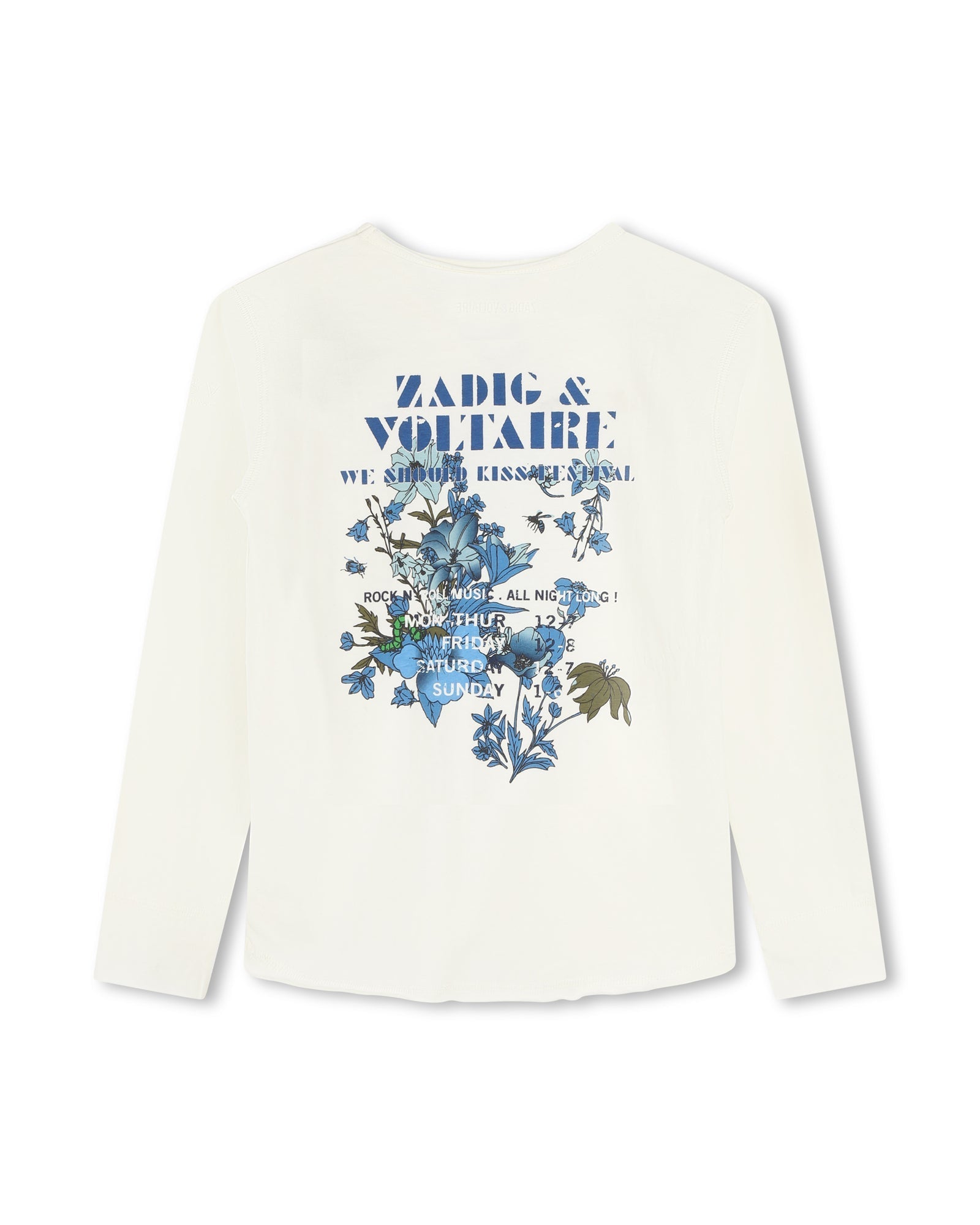 T-shirt à manches longues à illustrations en coton - Hot Milk