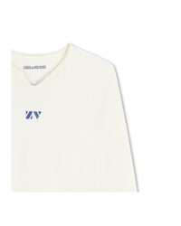 T-shirt à manches longues à illustrations en coton - Hot Milk