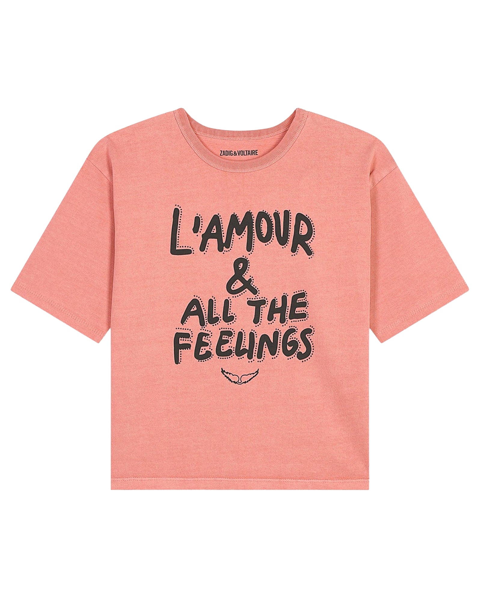 T-shirt à manches courtes à illustrations en coton - New Red