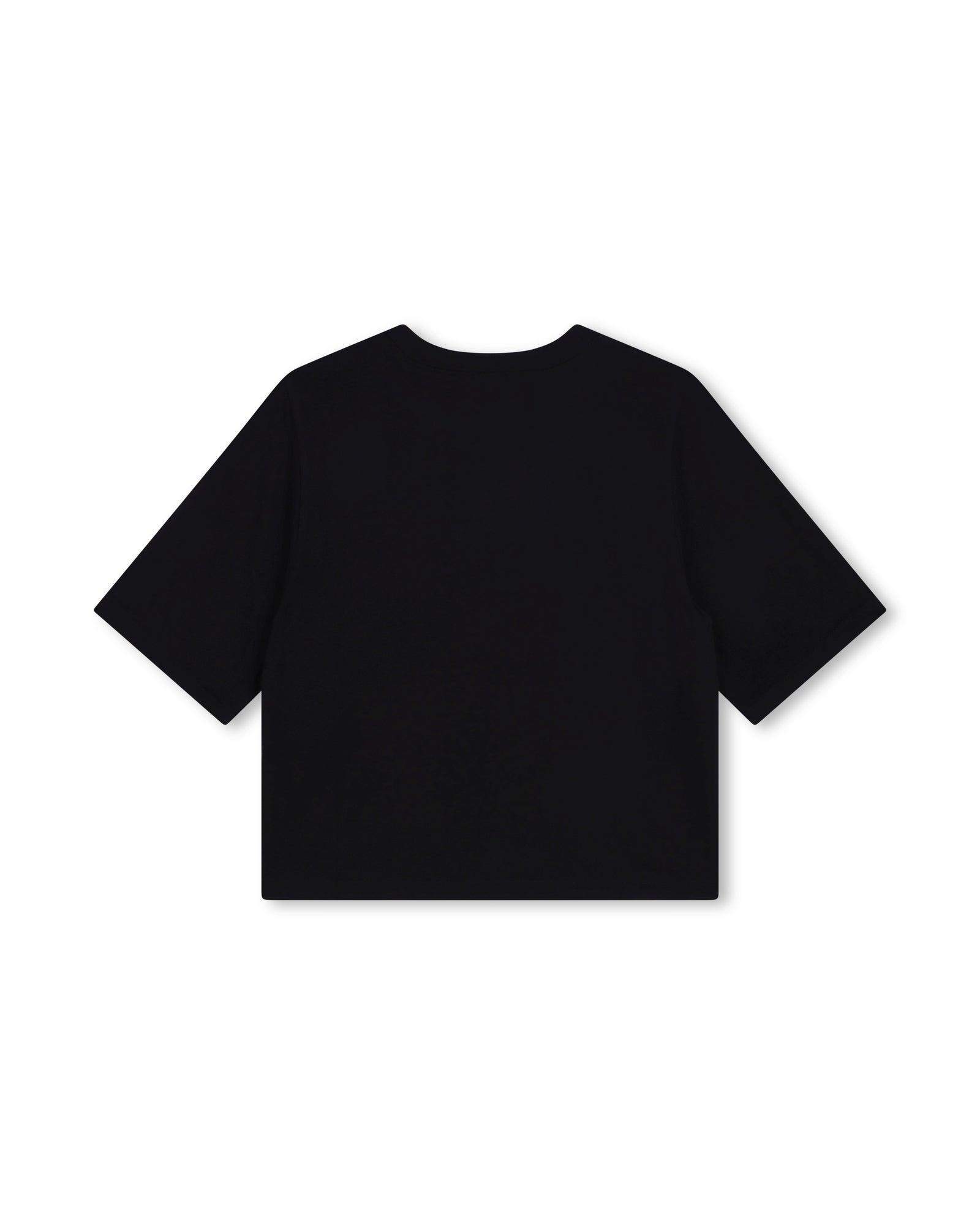 T-shirt à manches courtes à illustrations en coton - Black