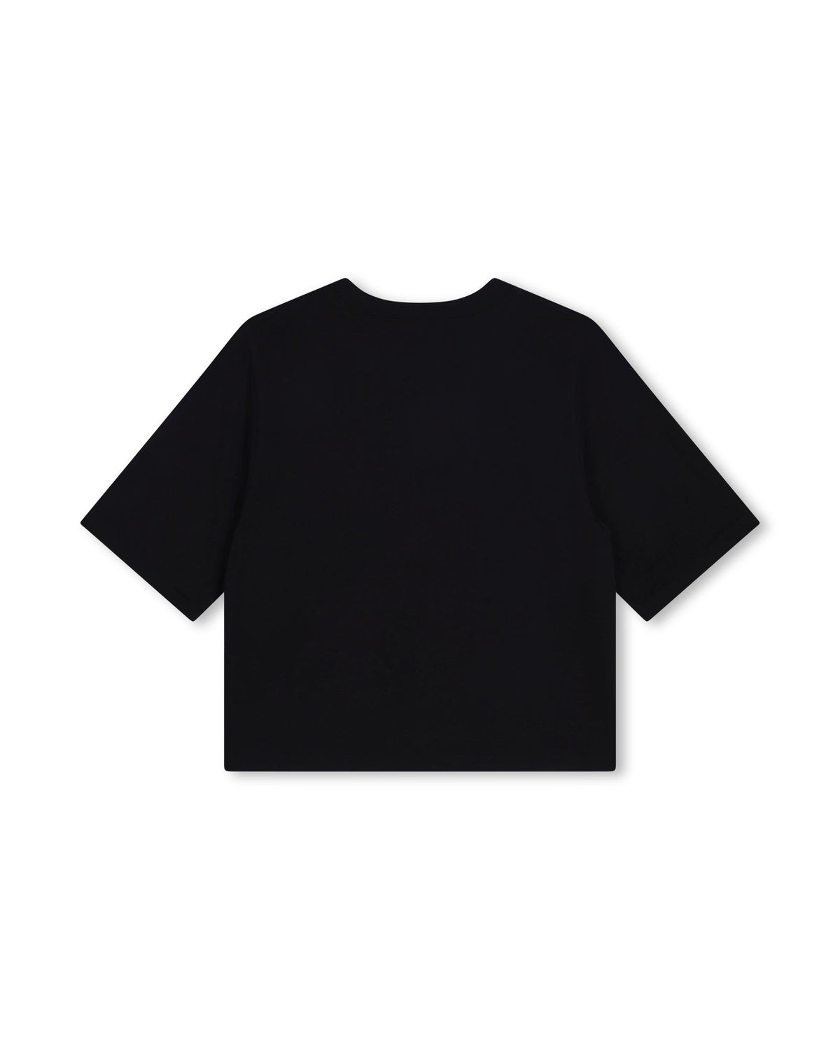 T-shirt à manches courtes à illustrations en coton - Black