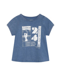 T-shirt à manches courtes à illustrations en coton - Overseas