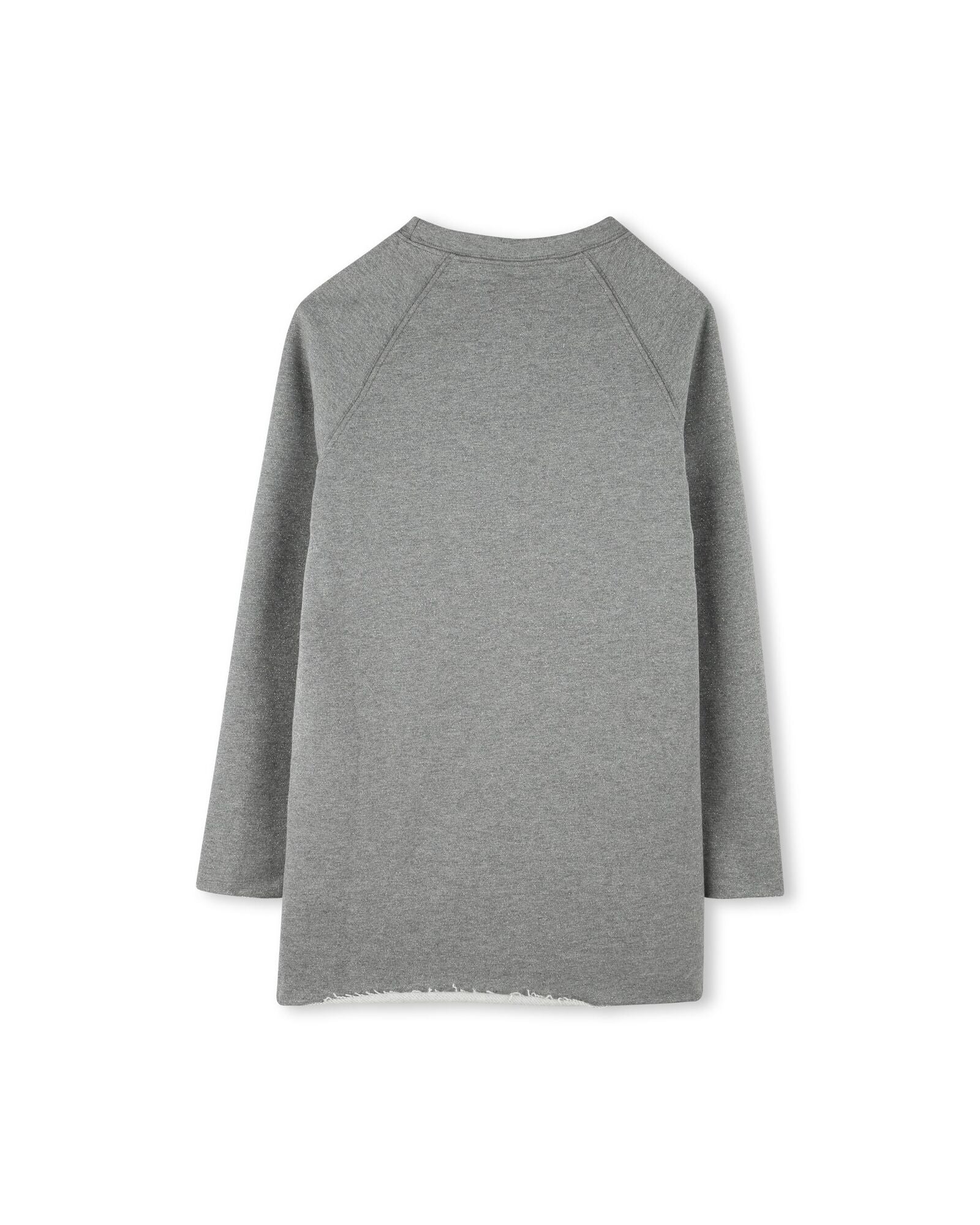Robe à illustrations en coton - Gris Chiné