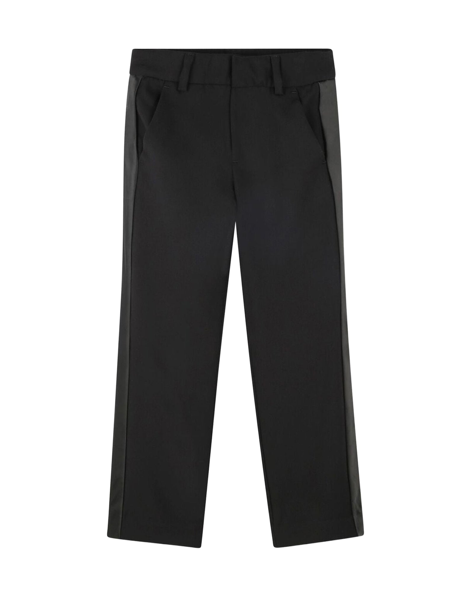 Rhinestone suit trousers - Black