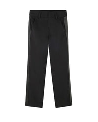 Rhinestone-embellished trouser suit - Black