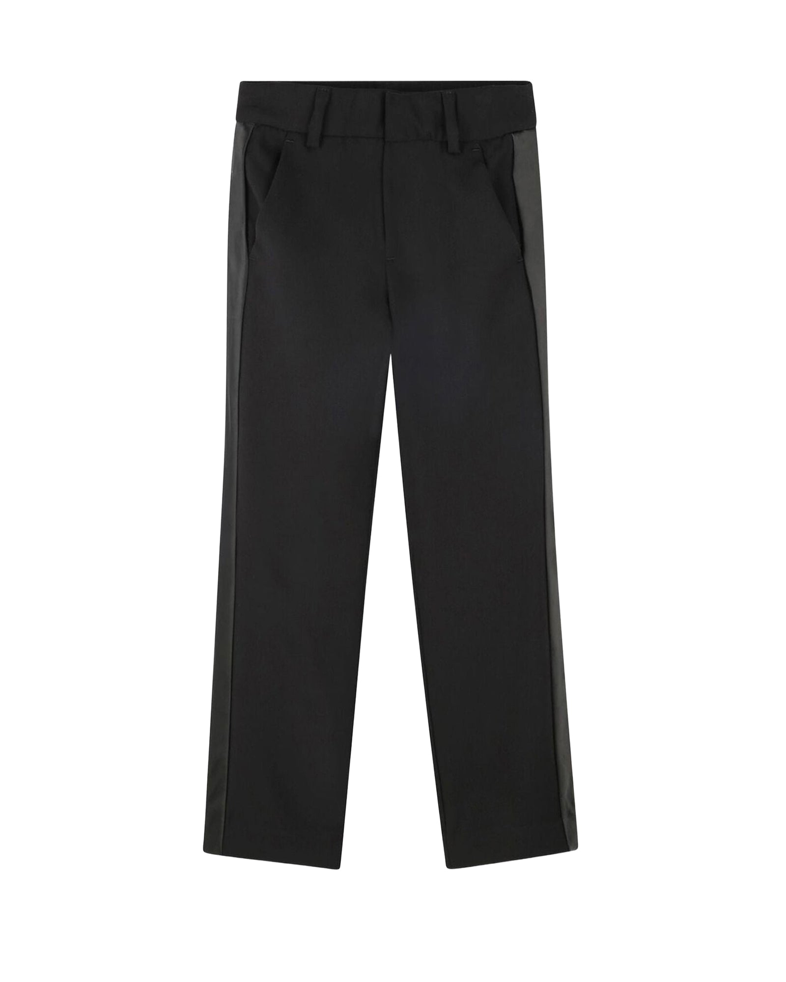 Rhinestone-embellished trouser suit - Black