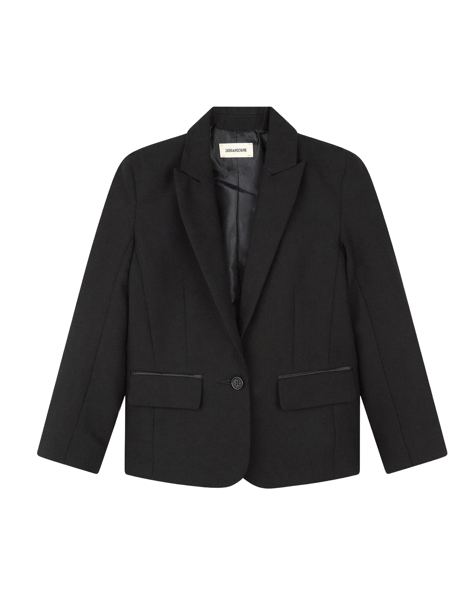 Illustrated suit jacket - Black