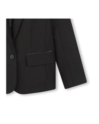 Illustrated suit jacket - Black