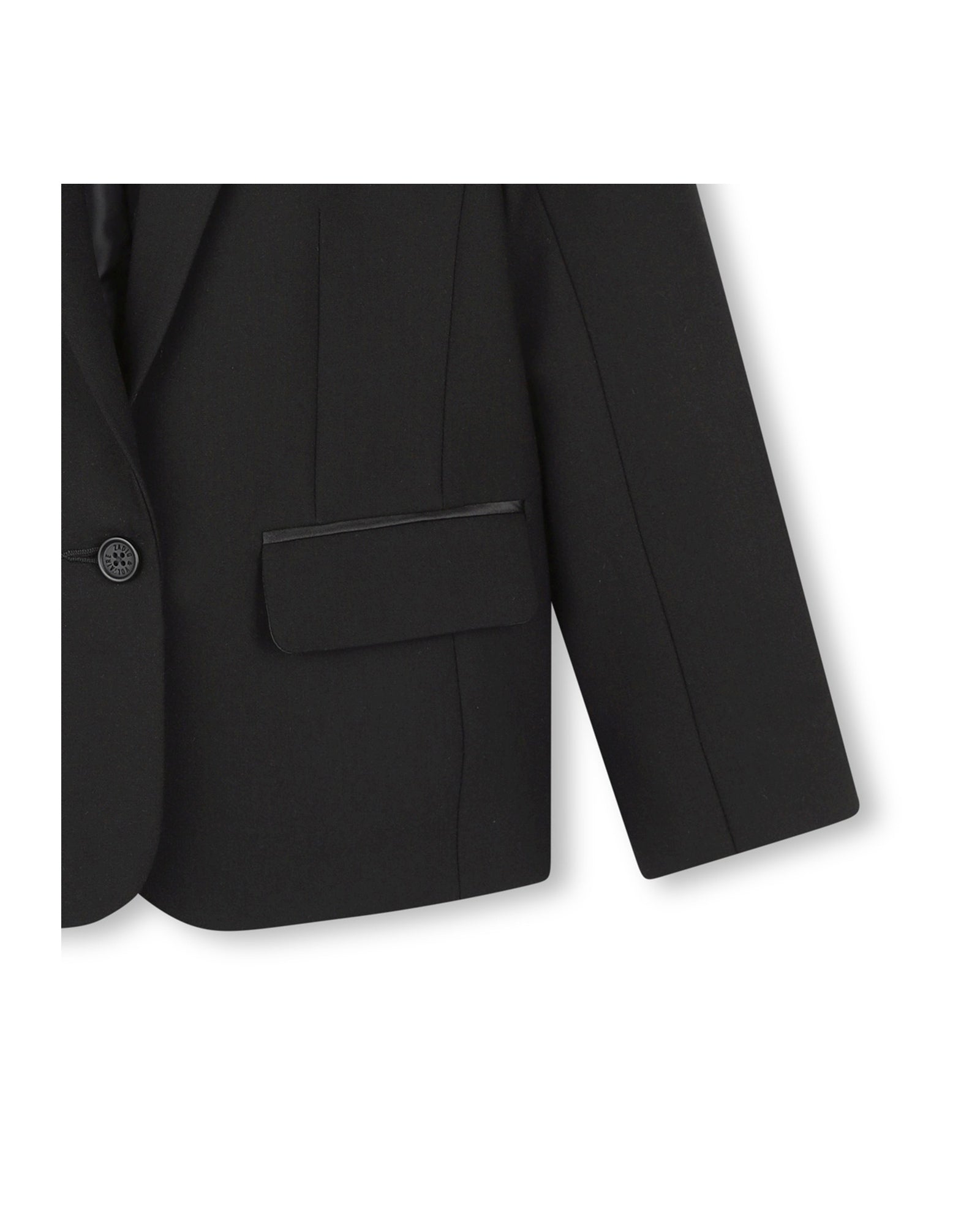 Illustrated suit jacket - Black