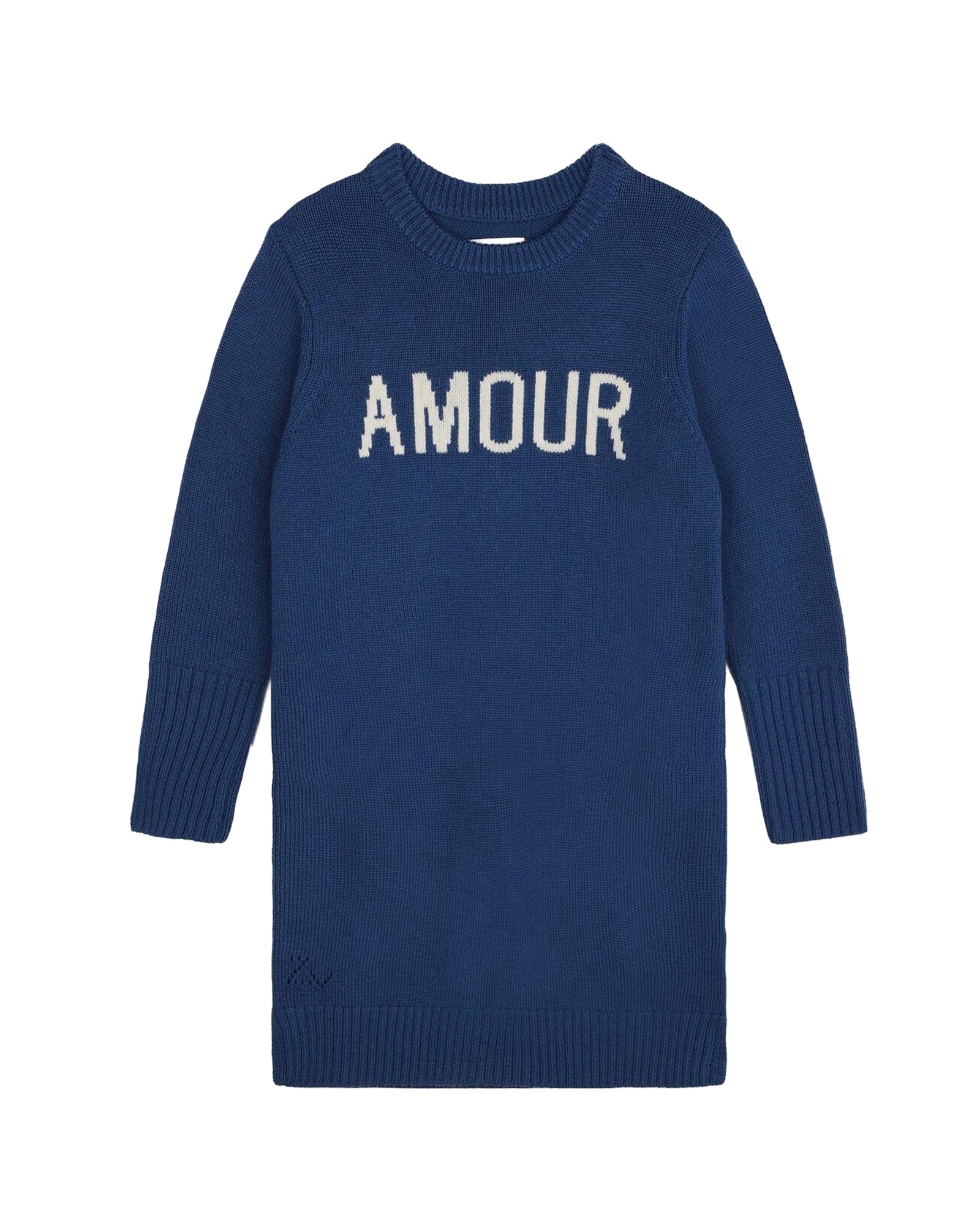 Robe jacquard intarsia en laine - Overseas