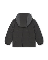 Waterproof hooded down jacket - Onyx