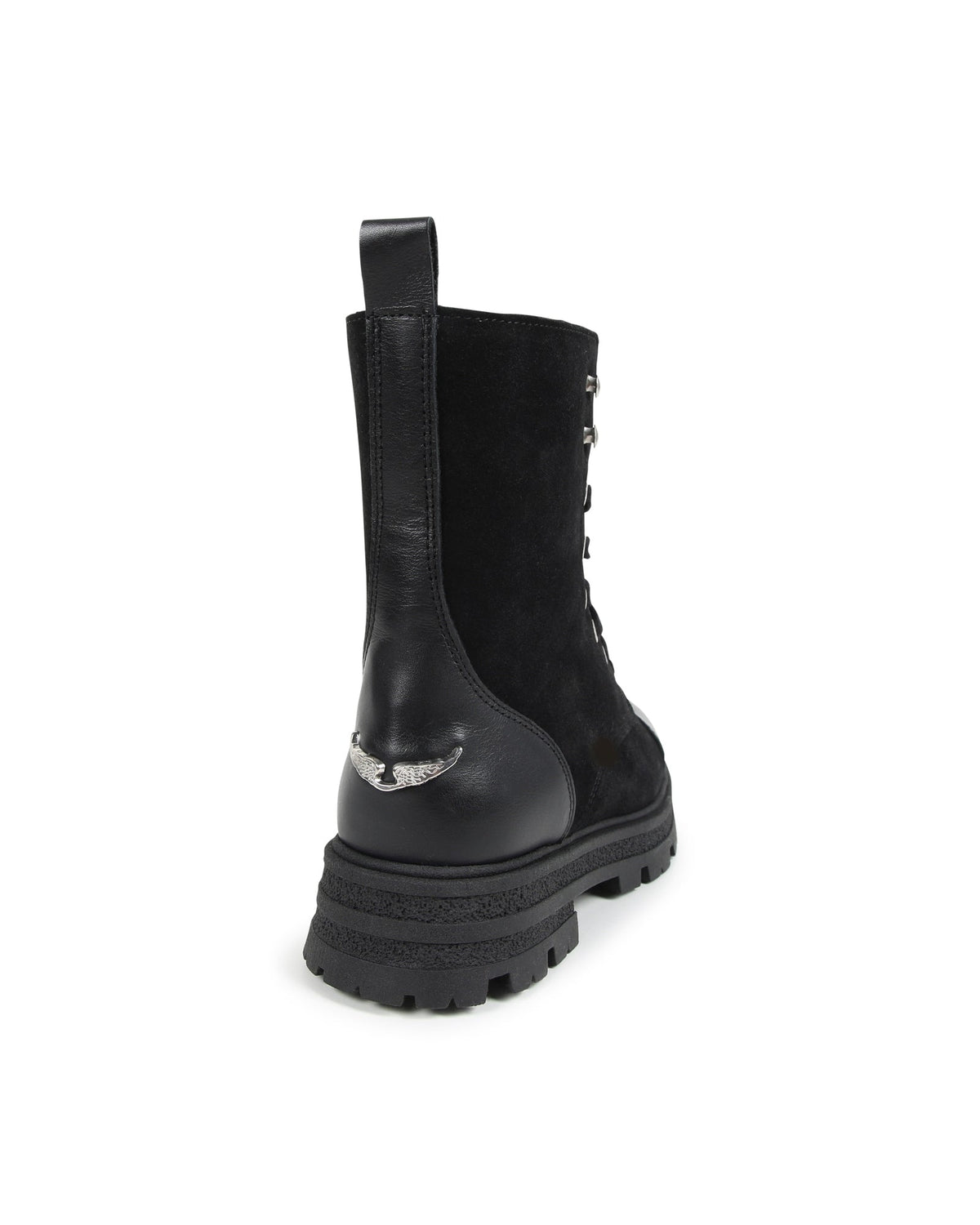 Bottines à lacets en cuir - Black