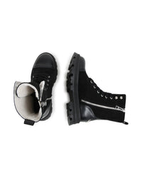 Bottines à lacets en cuir - Black