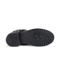 Bottines à zip en cuir - Black