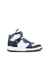 Sneakers montantes Iconic en cuir - Nuit