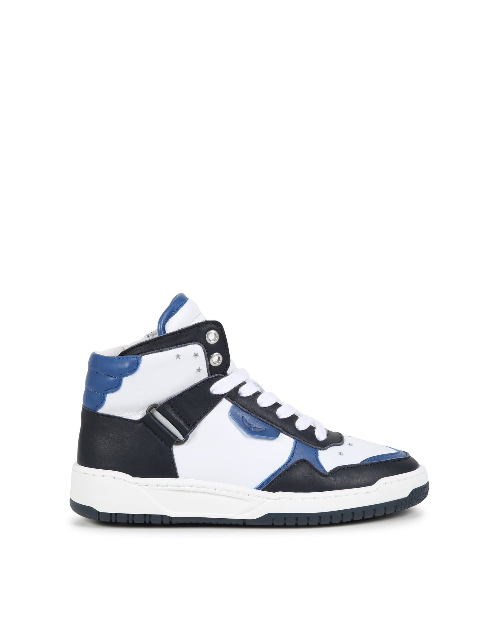 Sneakers montantes Iconic en cuir - Nuit