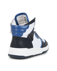 Sneakers montantes Iconic en cuir - Nuit