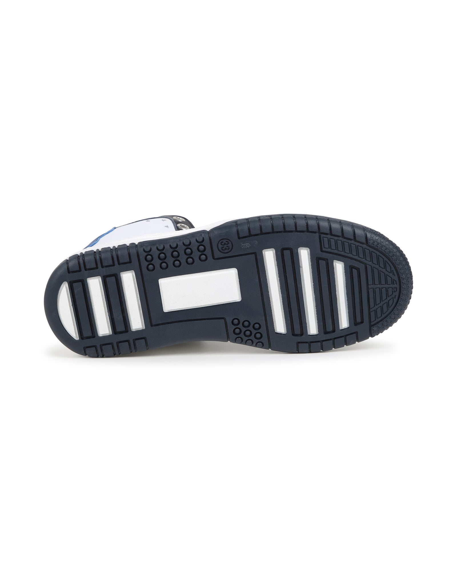 Sneakers montantes Iconic en cuir - Nuit