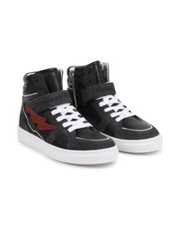 Sneakers Iconic en cuir - Onyx