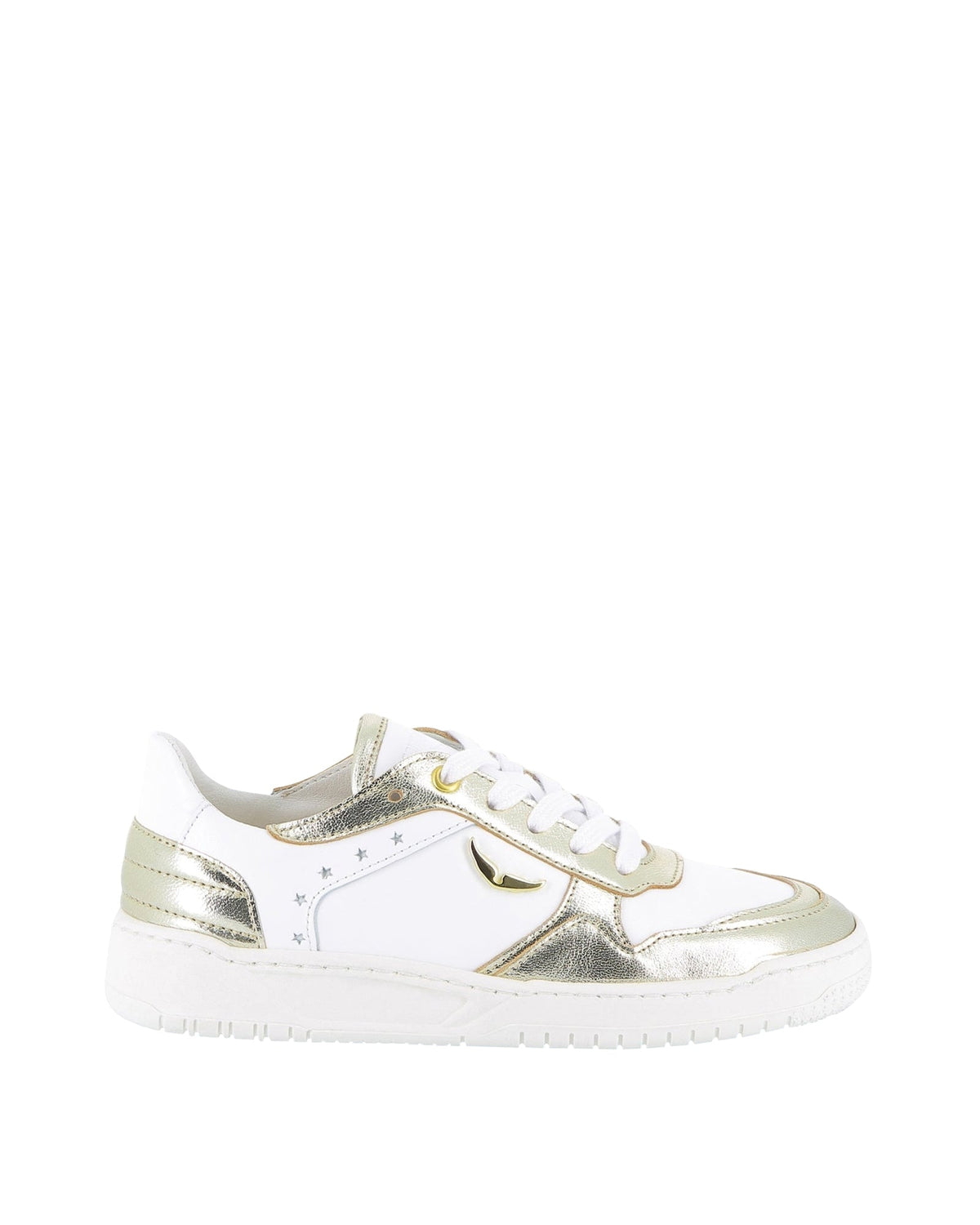 Baskets à lacets en cuir - Light Gold