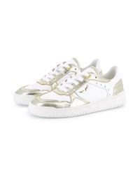 Baskets à lacets en cuir - Light Gold