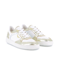 Baskets à lacets en cuir - Light Gold