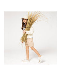 Baskets à lacets en cuir - Light Gold