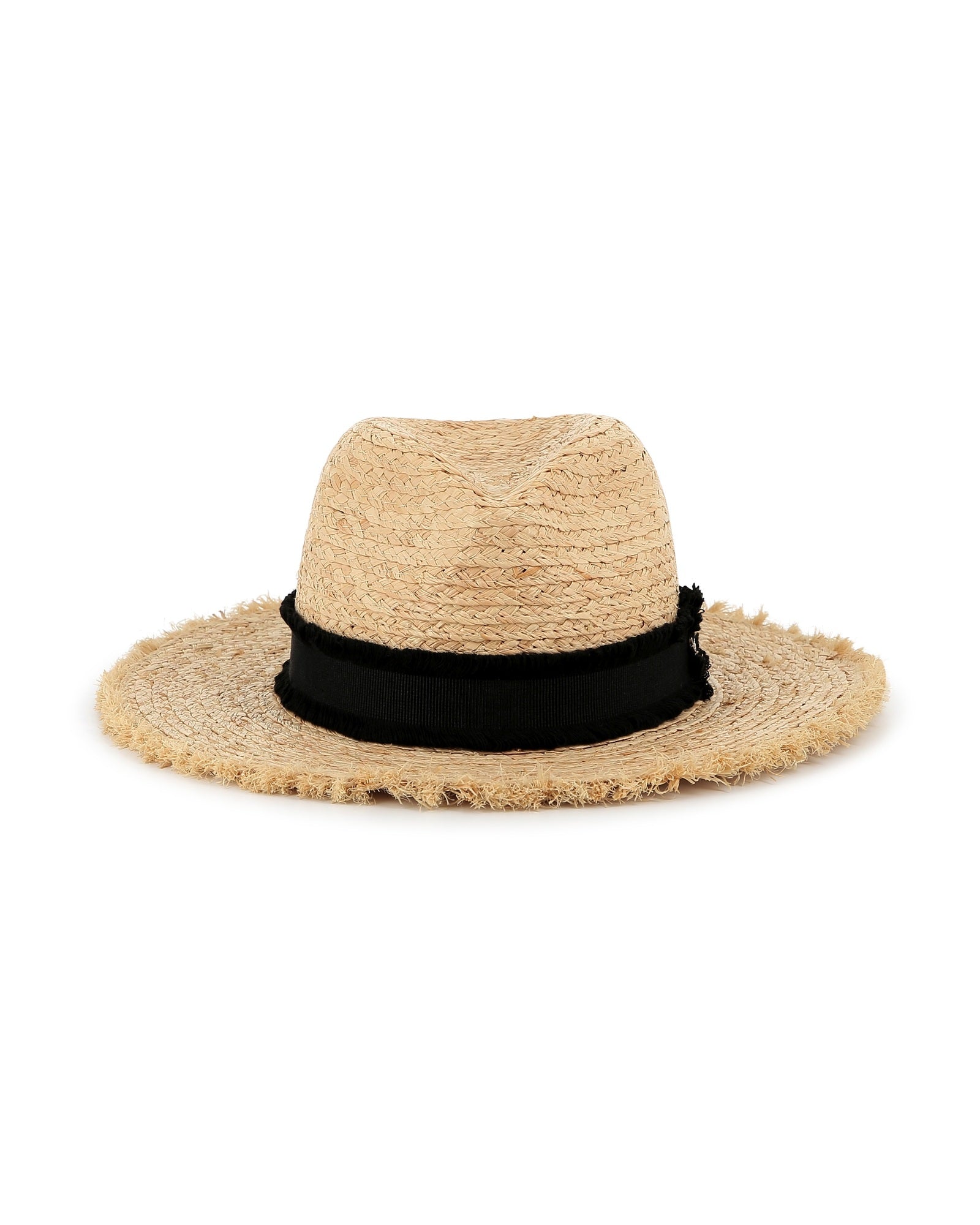 Chapeau moulé en paille - Crême