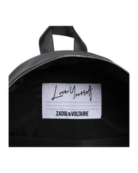 Sac à dos mat en textile et enduit lisse - Black