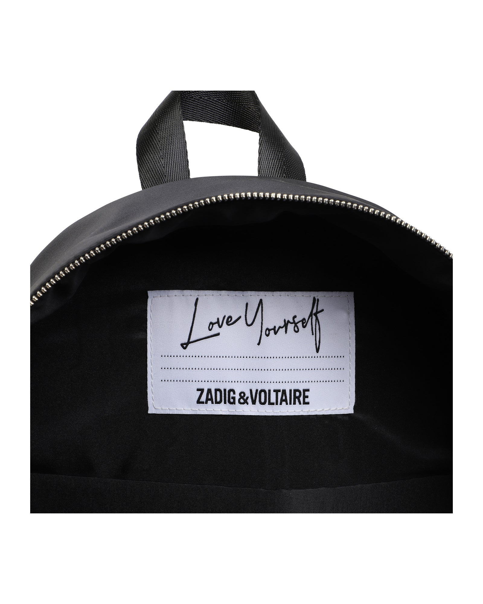 Textile matte backpack - Black