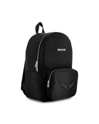 Sac à dos mat en textile et enduit lisse - Black