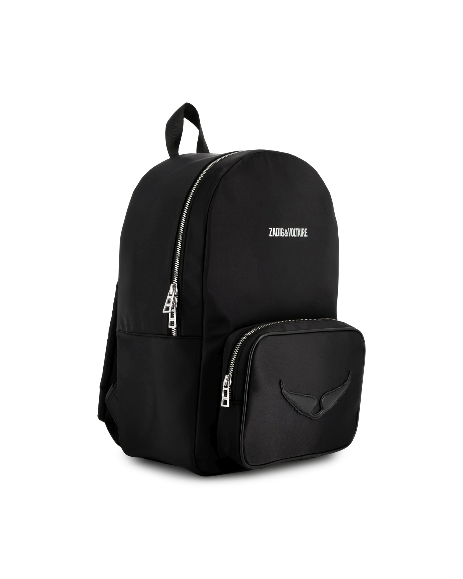 Textile matte backpack - Black