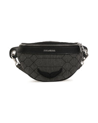 Sac banane en coton - Black