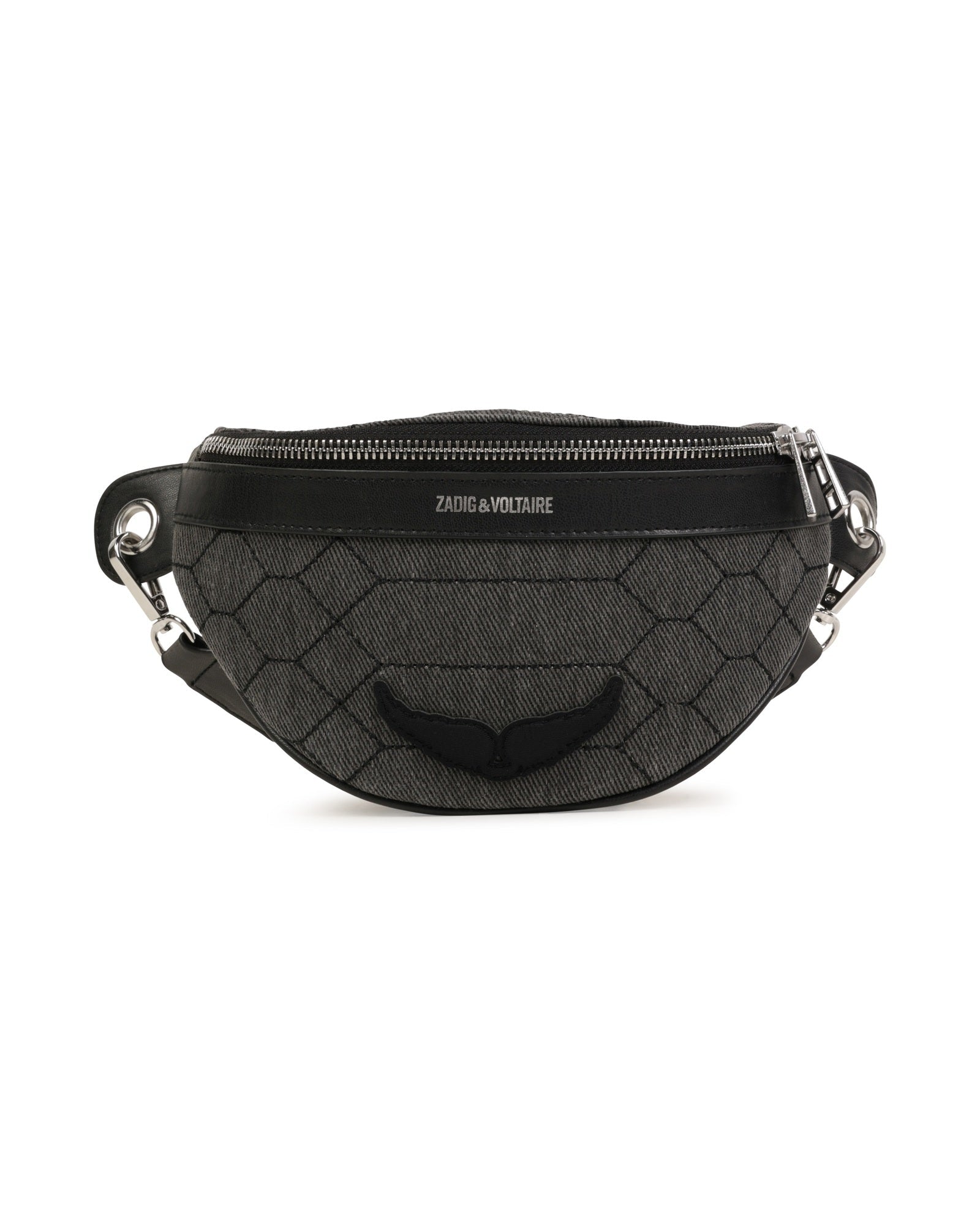 Sac banane en coton - Black
