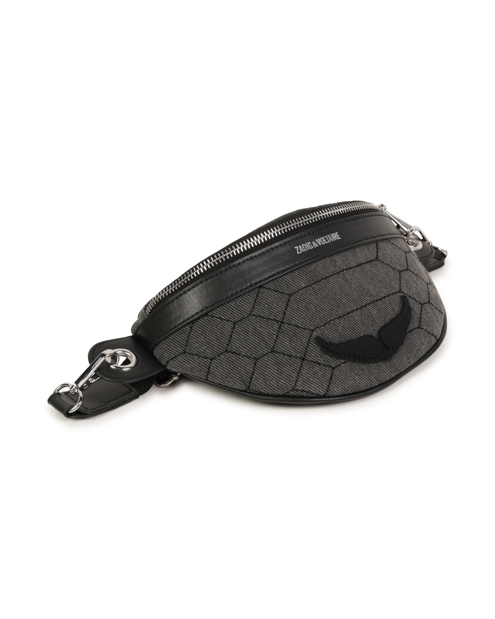 Sac banane en sergé - Black