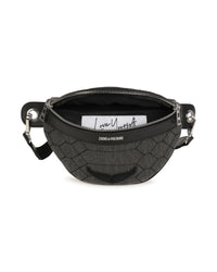 Sac banane en sergé - Black