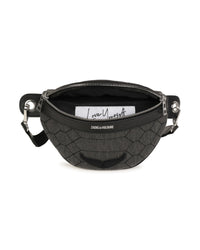 Sac banane en coton - Black