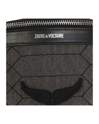 Sac banane en coton - Black