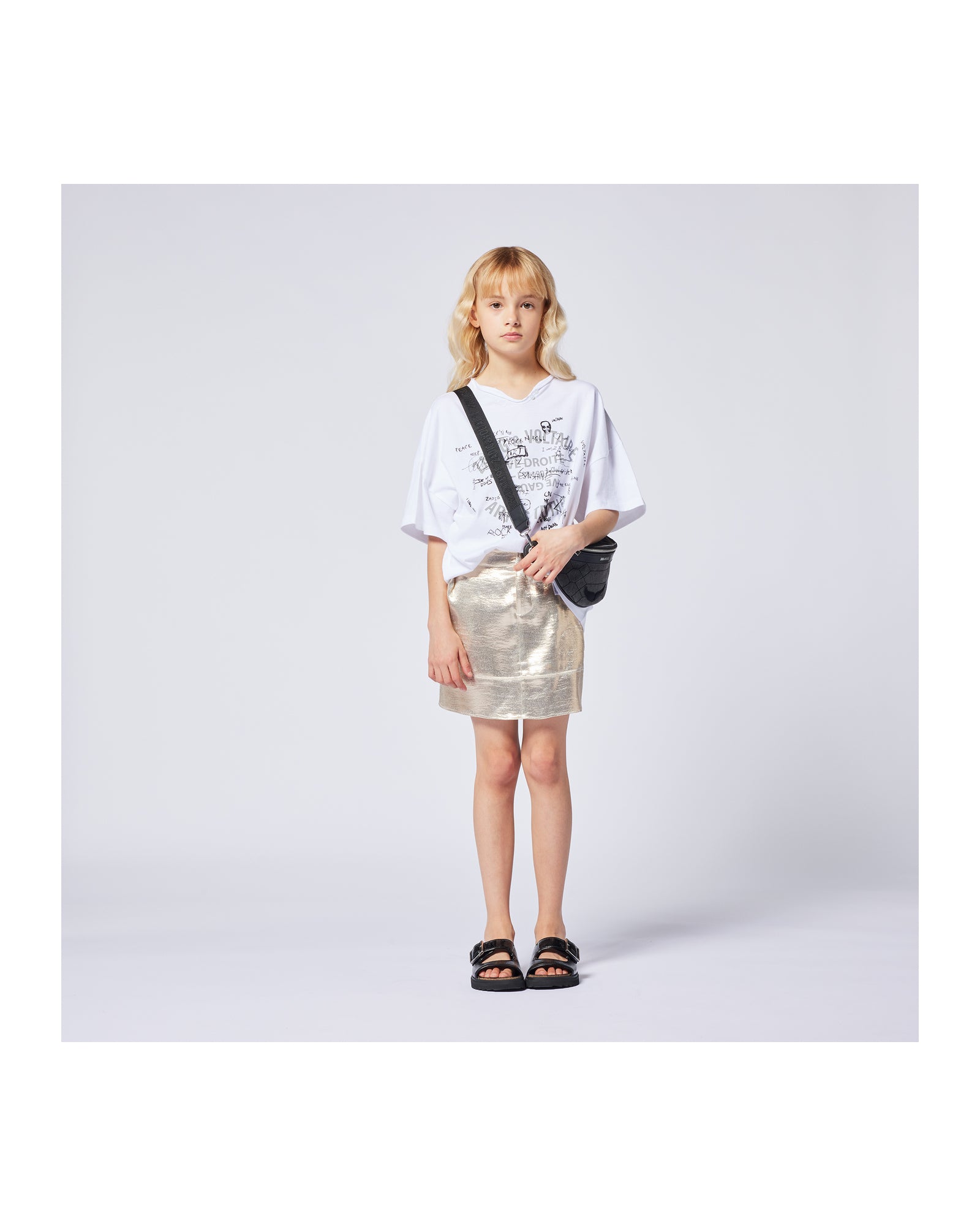 Sac banane en coton - Black