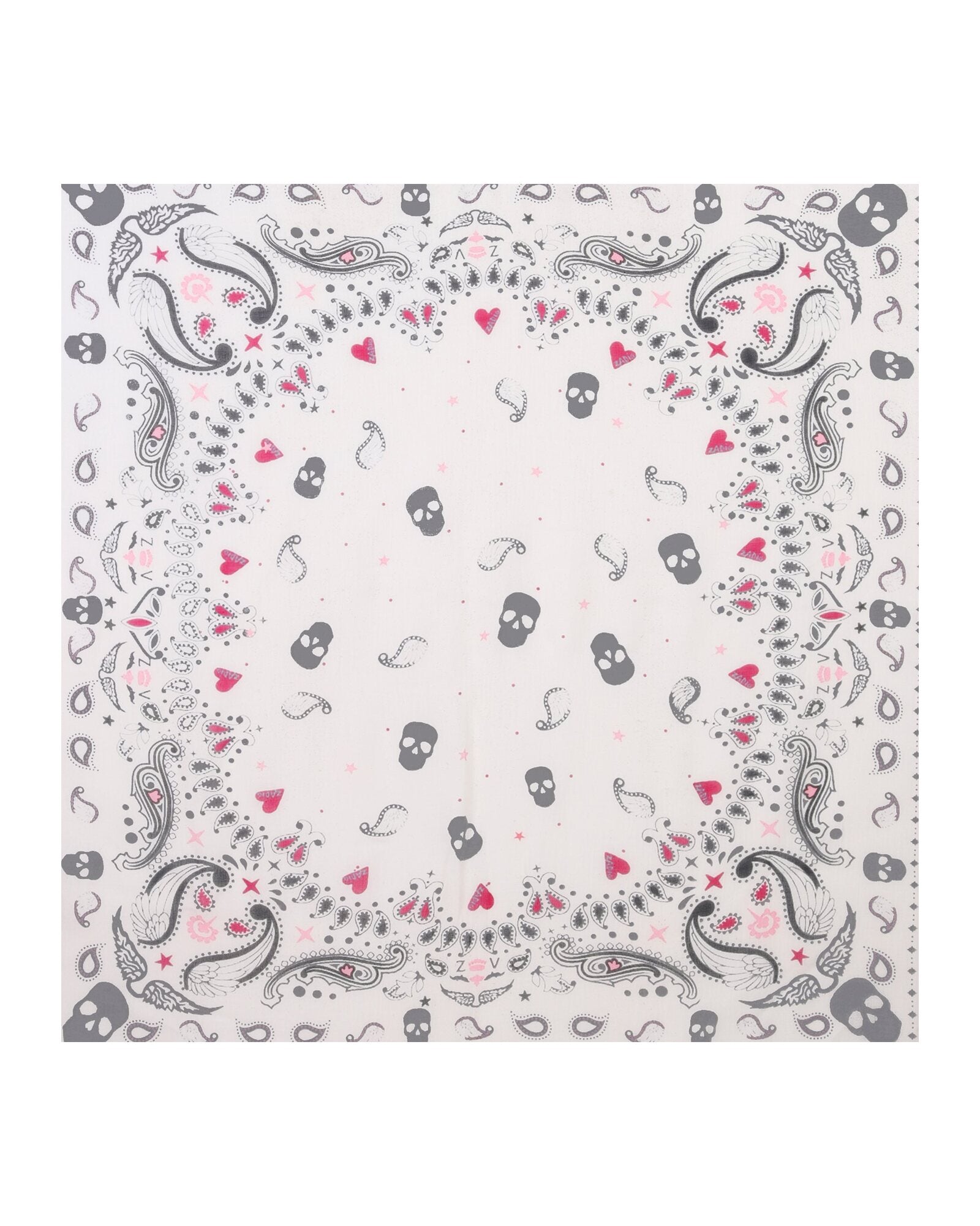 Foulard avec illustration - Groseille