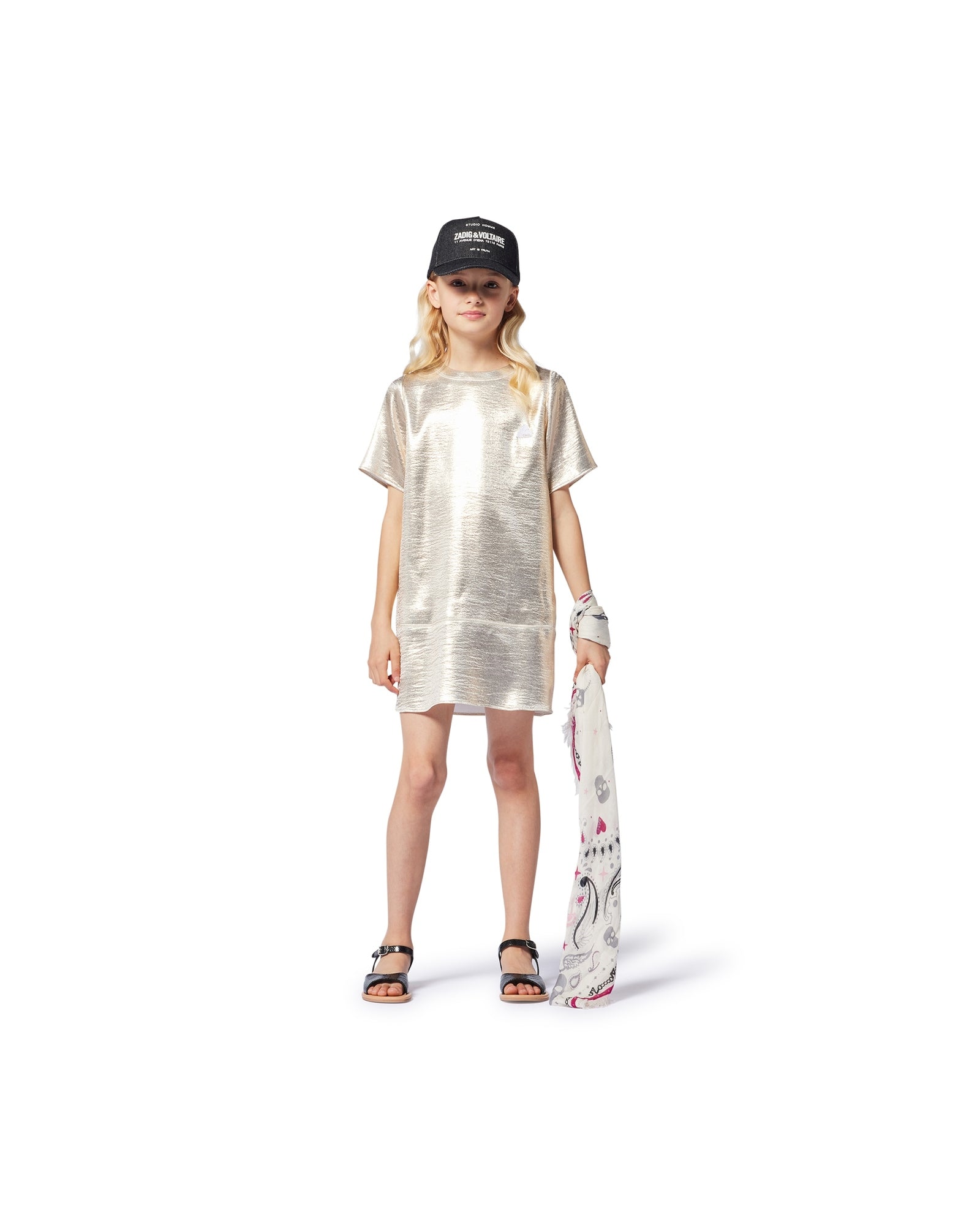 Foulard avec illustration - Groseille